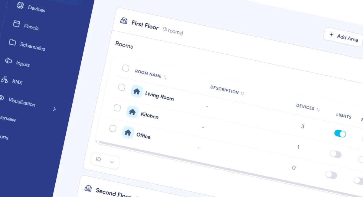 Visual Building Structure Interface