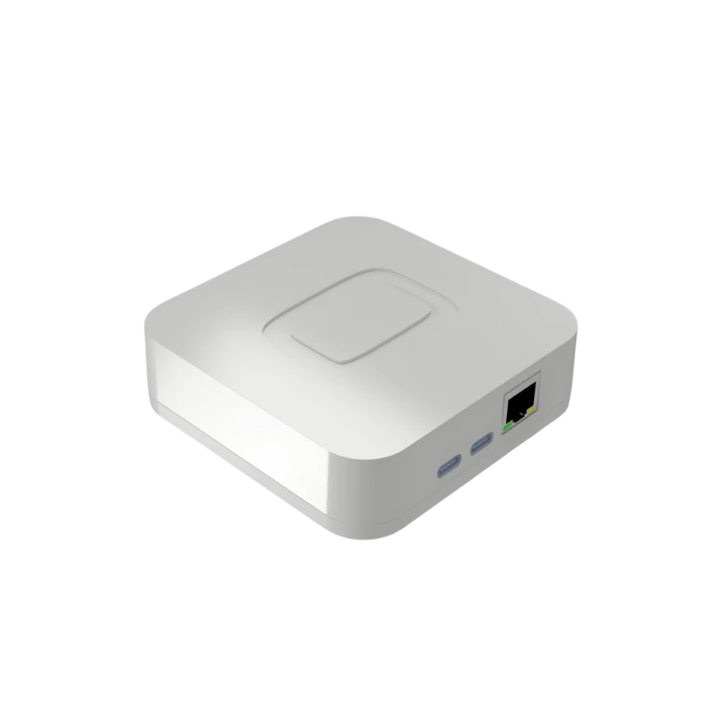 Server HVS-KNX-SM HyperVisu nel suo involucro da parete