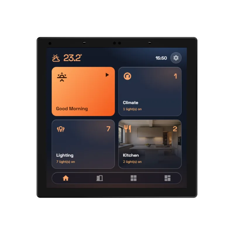 HyperVisu 4-inch touchscreen, front view